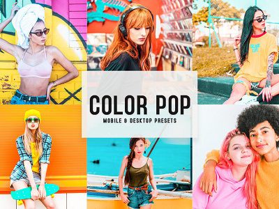 Free Color Pop Mobile & Desktop Lightroom Presets wedding presets