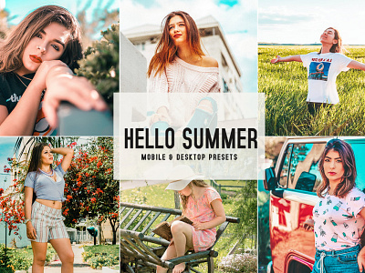 Free Hello Summer Mobile & Desktop Lightroom Presets wedding presets