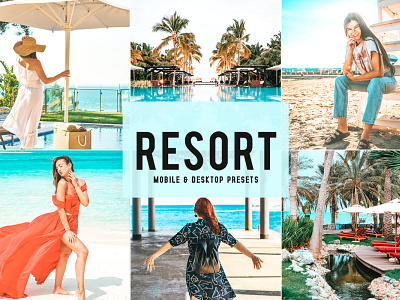 Free Resort Mobile & Desktop Lightroom Presets wedding presets