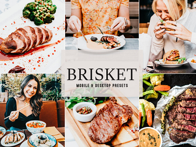 Free Brisket Mobile & Desktop Lightroom Presets 3d branding brisket filter design dribbble dribbble best shot food illustration lifestyle photography ui vector