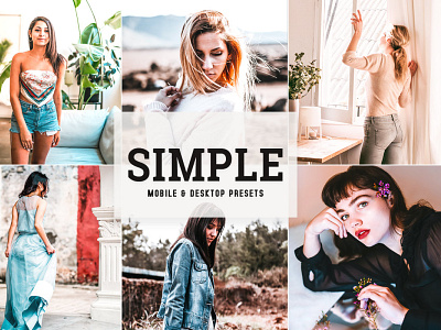 Free Simple Mobile & Desktop Lightroom Presets wedding presets