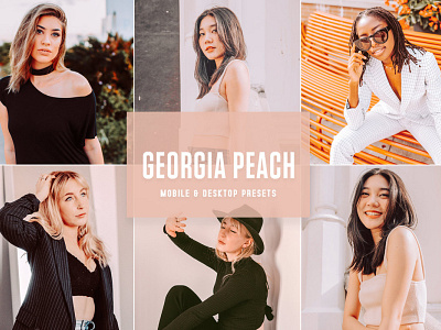 Free Georgia Peach Mobile & Desktop Lightroom Presets wedding presets