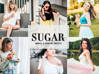 Free Sugar Mobile & Desktop Lightroom Presets wedding presets