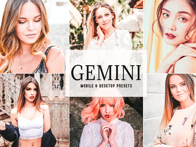 Free Gemini Mobile & Desktop Lightroom Presets wedding presets