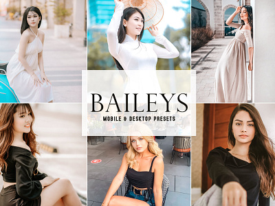 Free Baileys Mobile & Desktop Lightroom Presets wedding presets