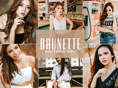 Free Brunette Mobile & Desktop Lightroom Presets wedding presets