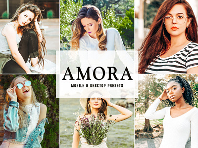 Free Amora Mobile & Desktop Lightroom Presets wedding presets