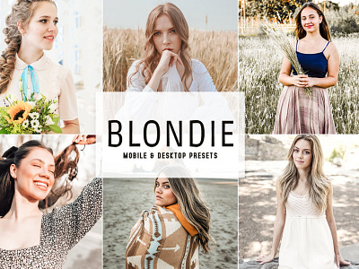 Free Blondie Mobile & Desktop Lightroom Presets wedding presets