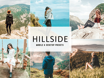 Hillside Mobile & Desktop Lightroom Presets wedding presets