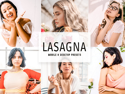 Lasagna Mobile & Desktop Lightroom Presets wedding presets