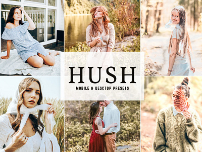 Hush Mobile & Desktop Lightroom Presets wedding presets