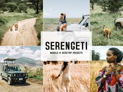 Serengeti Mobile & Desktop Lightroom Presets wedding presets