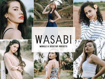 Wasabi Mobile & Desktop Lightroom Presets wedding presets