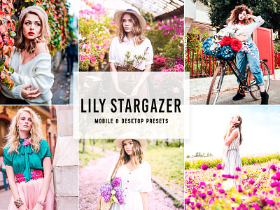 Lily Stargazer Mobile & Desktop Lightroom Presets