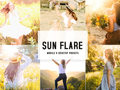 Sun Flare Mobile & Desktop Lightroom Presets V2 wedding presets