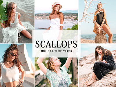 Scallops Mobile & Desktop Lightroom Presets wedding presets