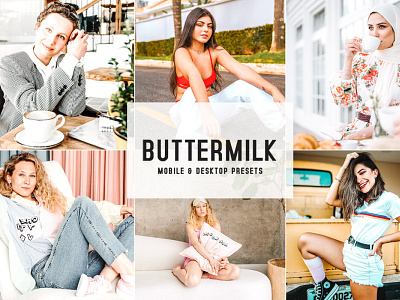 Buttermilk Mobile & Desktop Lightroom Presets wedding presets