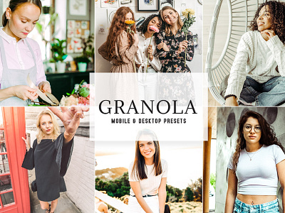 Granola Mobile & Desktop Lightroom Presets wedding presets