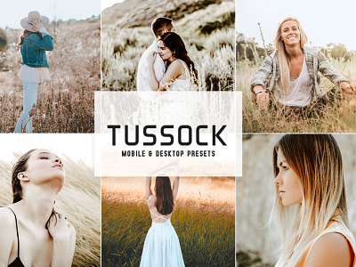 Tussock Mobile & Desktop Lightroom Presets wedding presets