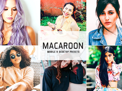 Macaroon Mobile & Desktop Lightroom Presets wedding presets