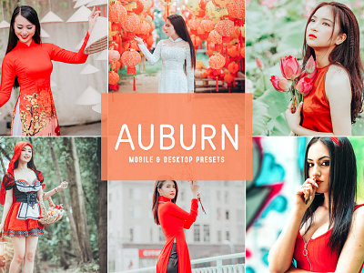 Auburn Mobile & Desktop Lightroom Presets wedding presets