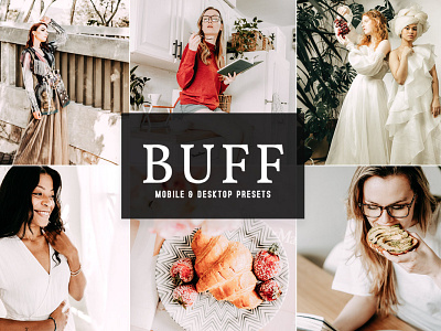 Buff Mobile & Desktop Lightroom Presets wedding presets