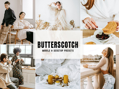 Butterscotch Mobile & Desktop Lightroom Presets wedding presets