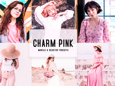 Charm Pink Mobile & Desktop Lightroom Presets