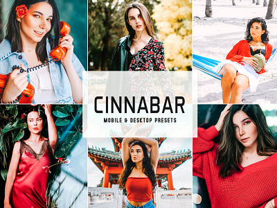 Cinnabar Mobile & Desktop Lightroom Presets wedding presets