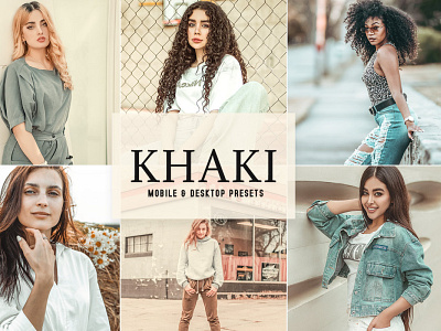 Khaki Mobile & Desktop Lightroom Presets wedding presets