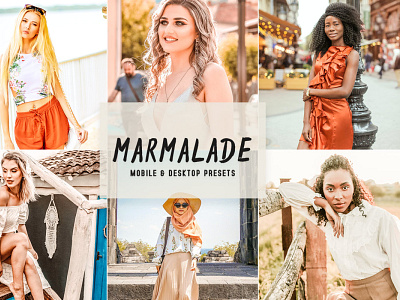 Marmalade Mobile & Desktop Lightroom Presets wedding presets