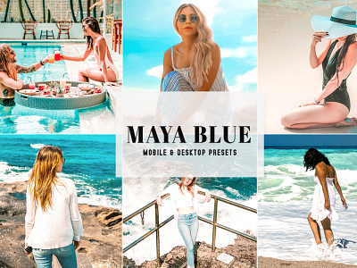 Maya Blue Mobile & Desktop Lightroom Presets wedding presets