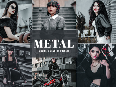 Metal Mobile & Desktop Lightroom Presets wedding presets