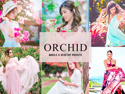 Orchid Mobile & Desktop Lightroom Presets wedding presets