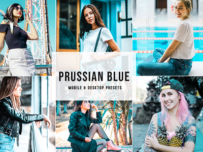 Prussian Blue Mobile & Desktop Lightroom Presets wedding presets