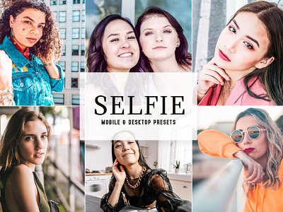 Selfie Mobile & Desktop Lightroom Presets wedding presets