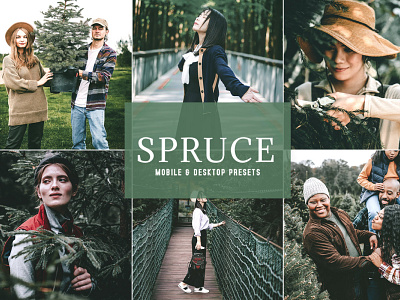 Spruce Mobile & Desktop Lightroom Presets wedding presets