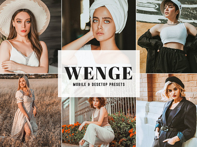 Wenge Mobile & Desktop Lightroom Presets wedding presets