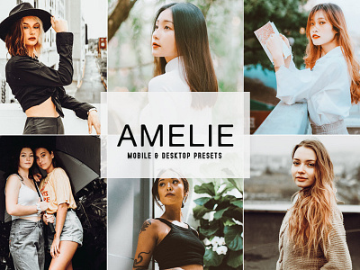 Amelie Mobile & Desktop Lightroom Presets wedding presets