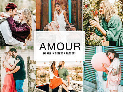 Amour Mobile & Desktop Lightroom Presets wedding presets