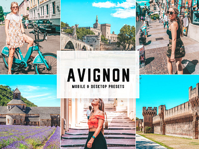 Avignon Mobile & Desktop Lightroom Presets wedding presets