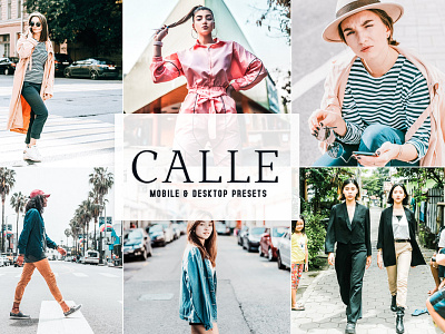 Calle Mobile & Desktop Lightroom Presets wedding presets