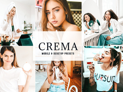 Crema Mobile & Desktop Lightroom Presets wedding presets