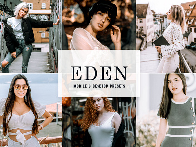 Eden Mobile & Desktop Lightroom Presets wedding presets