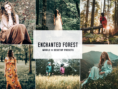 Enchanted Forest Mobile & Desktop Lightroom Presets wedding presets