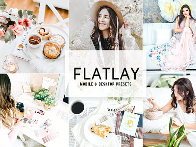 Flatlay Mobile & Desktop Lightroom Presets wedding presets