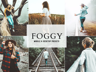 Foggy Mobile & Desktop Lightroom Presets wedding presets