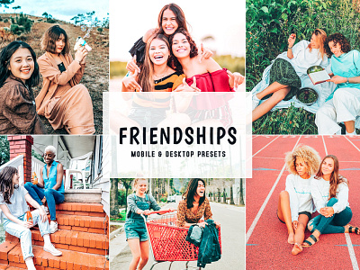 Friendships Mobile & Desktop Lightroom Presets wedding presets