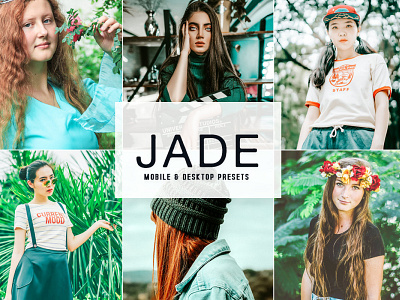 Jade Mobile & Desktop Lightroom Presets wedding presets