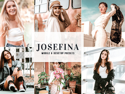 Josefina Mobile & Desktop Lightroom Presets wedding presets